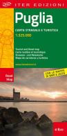 Puglia. Carta stradale e turistica 1:325.000 edito da Iter Edizioni