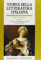 Storia della letteratura italiana vol.5 edito da Salerno