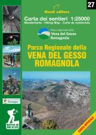 Parco Regionale della Vena del Gesso Romagnola. carta dei sentieri 1:25000 di Raffaele Monti edito da Monti Raffaele