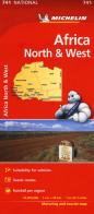 Africa nord ovest 1:4.000.000 edito da Michelin Italiana