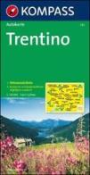 Carta automobilistica n. 332. Trentino 1:125.000 (carta provinciale) edito da Kompass