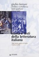 Storia e testi della letteratura italiana vol.4 di Giulio Ferroni edito da Mondadori Università