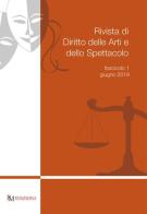 Rivista di diritto delle arti e dello spettacolo (2019) vol.1 edito da PM edizioni