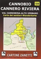 Cannobio, Cannero Riviera, Val Cannobina e Alto Verbano 1:30.000 edito da Danilo Zanetti Editore