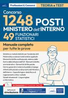 Concorso RIPAM. 49 Funzionari statistici Ministero dell'interno (concorso per complessivi 1248 posti vari profili). Manuale completo per tutte le prove. Con espansio edito da Edises professioni & concorsi