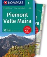 Guida escursionistica n. 5756. Piemont, Valle Maira. Ediz tedesca. Con carta edito da Kompass