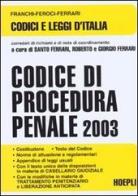 Codice di procedura penale 2003 edito da Hoepli