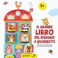 Il grande libro del disegno a quadretti. Con esercizi di coordinazione oculo manuale e pregrafismo. Ediz. a colori edito da Pulce