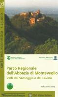 Parco regionale dell'abbazia di Monteveglio. Valli del Samoggia e del Lavino 1:25.000 edito da Global Map