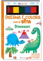 Dinosauri. Disegna e colora con le dita. Ediz. a colori. Ediz. a spirale. Con 5 5 inchiostri colorati per dita di Elizabeth Golding edito da Crealibri