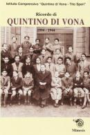 Ricordo di Quintino di Vona. 1894-1944 edito da Mimesis
