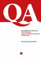 Quaderno di appunti di economia delle amministrazioni pubbliche di Francesco Fresilli edito da Pigreco Edizioni