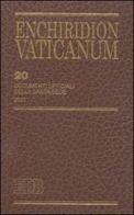 Enchiridion Vaticanum. Ediz. bilingue vol.20 edito da EDB