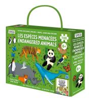 Les espèces ménacées. Voyage, découvre, explore- Endangered animals. Travel, learn and explore. Ediz. bilingue di Matteo Gaule, Irena Trevisan, Gioia Alfonsi edito da Sassi