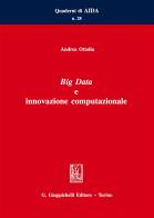 Big Data e innovazione computazionale di Andrea Ottolia edito da Giappichelli