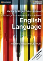 Cambridge International AS and A Level English Language. Teacher's Resource. CD-ROM di Jeffrey Steve, Rankin Marilyn edito da Cambridge