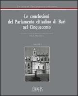 Le conclusioni del parlamento cittadino di Bari nel '500 edito da Adda