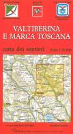 Val Tiberina e Marca Toscana. Carta escursionistica 1:50.000 edito da Global Map