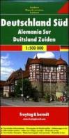 Germania meridionale 1:500.000. Carta stradale. Ediz. multilingue edito da Freytag & Berndt