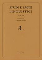 Studi e saggi linguistici (2018) vol.1 edito da Edizioni ETS