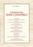 Ephemerides Iuris canonici (2014) vol.1 edito da Marcianum Press