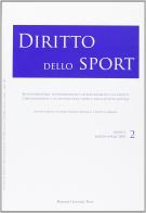 Diritto dello sport (2007) vol.2 edito da Bononia University Press