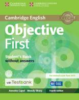 Objective First. Student's Book without answers. Con CD-ROM di Annette Capel, Wendy Sharp edito da Cambridge