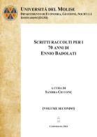 Scritti raccolti per i 70 anni di Ennio Badolati vol.2 di Sandra Ciccone edito da Libellula Edizioni