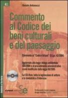 Commento al Codice dei beni culturali e del paesaggio. Con CD-ROM di Donato Antonucci edito da Sistemi Editoriali