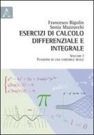Esercizi di calcolo differenziale e integrale vol.1 di Francesco Bigolin, Sonia Mazzucchi edito da Aracne