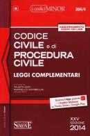 Codice civile e di procedura civile e leggi complementari edito da Edizioni Giuridiche Simone