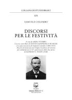 Discorsi per le festività di Samuele Colombo edito da Belforte Salomone