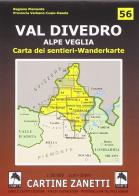 Alpe Veglia. Val Divedro 1:30.000 edito da Danilo Zanetti Editore