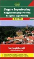Ungheria Supertouring 1:250.000. Atlante stradale. Ediz. multilingue edito da Freytag & Berndt