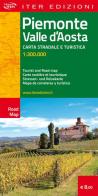 Piemonte e Valle d'Aosta. Carta stradale e turistica 1:300.000. Ediz. multilingue edito da Iter Edizioni