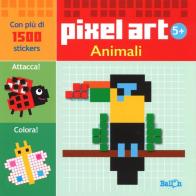 Animali. Pixel art. Con stickers. Ediz. illustrata edito da Ballon