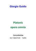 Platonis opera omnia. Concordantiae vol.5 di Giorgio Guido edito da Youcanprint