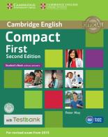 Compact First. Student's Book without answers. Con CD-ROM di Peter May edito da Cambridge