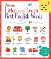 Listen and learn first english words di Sam Taplin edito da Usborne