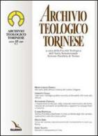 Archivio teologico torinese (2009) vol.1 edito da Elledici