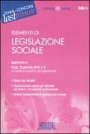 Elementi di legislazione sociale edito da Edizioni Giuridiche Simone