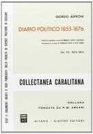 Diario politico 1855-1876 vol.7 di Giorgio Asproni edito da Giuffrè