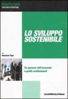 Lo sviluppo sostenibile. Tra governo dell'economia e profili costituzionali di Vincenzo Pepe edito da La Tribuna