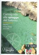 Cartoguida alle spiagge del Salento-Salento Sandy coast and cliffs. Lovely Puglia. The feel of discovering di Enrico Capone, Federico Capone edito da Capone Editore