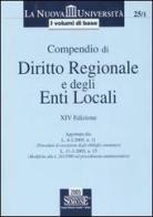 Compendio di diritto regionale e degli enti locali edito da Edizioni Giuridiche Simone