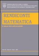 Rendiconti di matematica e delle sue applicazioni. Serie VII vol.24 di Alessandro Silva edito da Università La Sapienza