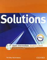 Solutions. Upper intermediate. Student's book-Workbook. Con espansione online. Con CD Audio. Per le Scuole superiori edito da Oxford University Press