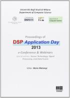 Proceedings of DSP application day 2013 di Mario Malcangi edito da Maggioli Editore
