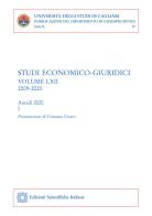 Studi economico-giuridici vol.62.1 edito da Edizioni Scientifiche Italiane