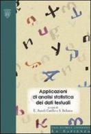 Applicazioni di analisi statistica dei dati testuali di Enrica Aureli Cutillo, Sergio Bolasco edito da Università La Sapienza